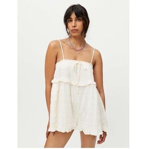 UO Ruffle Me Romper